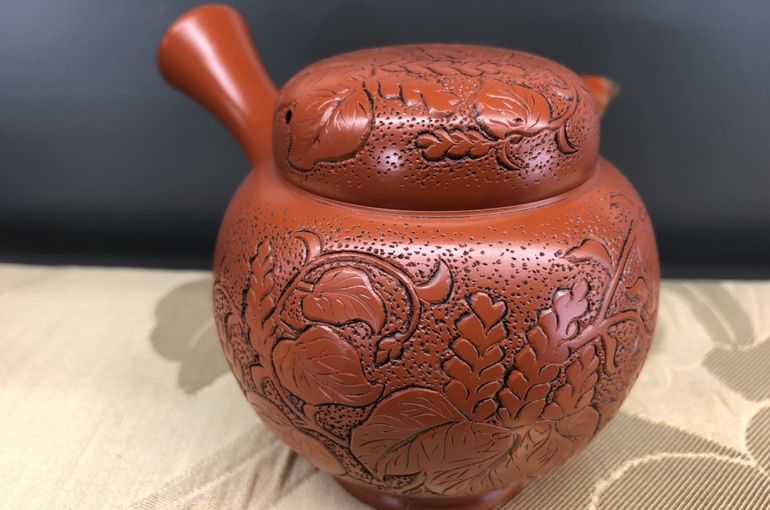 常滑焼・透かし彫を得意とした急須作家二代舜園 常滑焼・透かし彫を得意とした急須作家二代舜園 常滑焼 二代間野舜園作