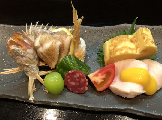 連子鯛塩焼き